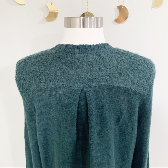 Anthropologie Sleeping On Snow. Green Cardigan. M. - Picture 5 of 8